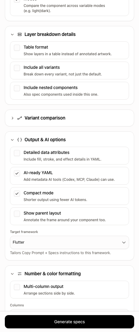 Plugin architecture and sections preview